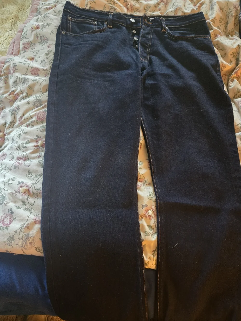 Gustin Men's Dark Indigo Straight Jeans